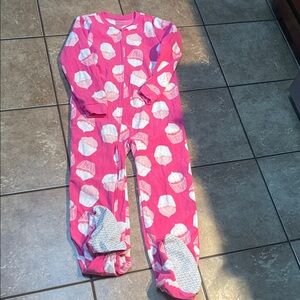 Carter’s Fleece Pink Cupcake Kids One Piece